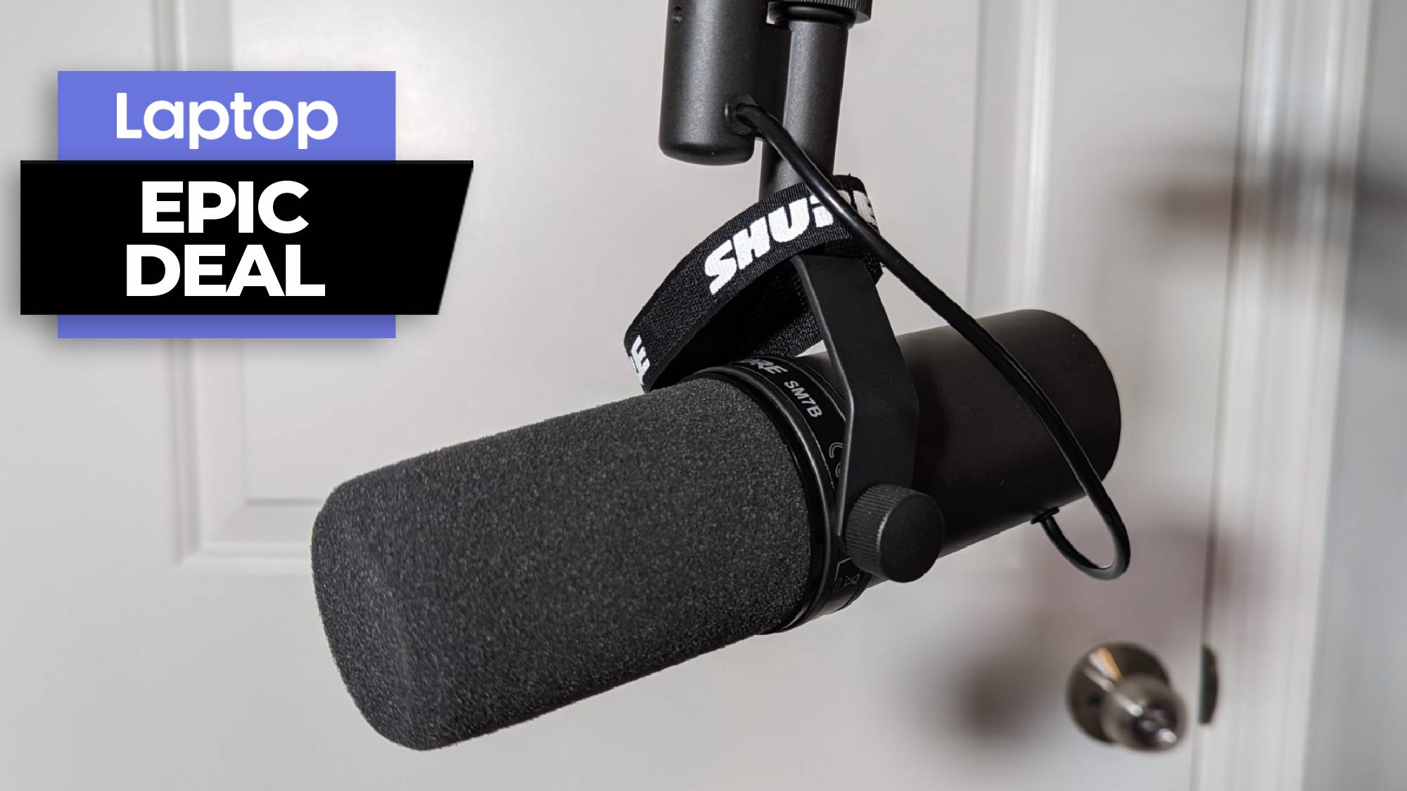 The excellent Shure SM7B XLR microphone drops to $359 — lowest price of the year