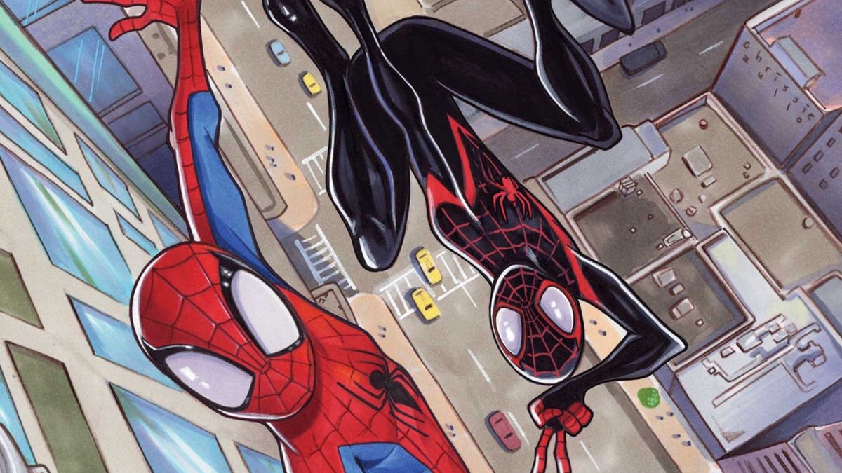 Peter Parker And Miles Morales Team Up For Spider Men Double Trouble