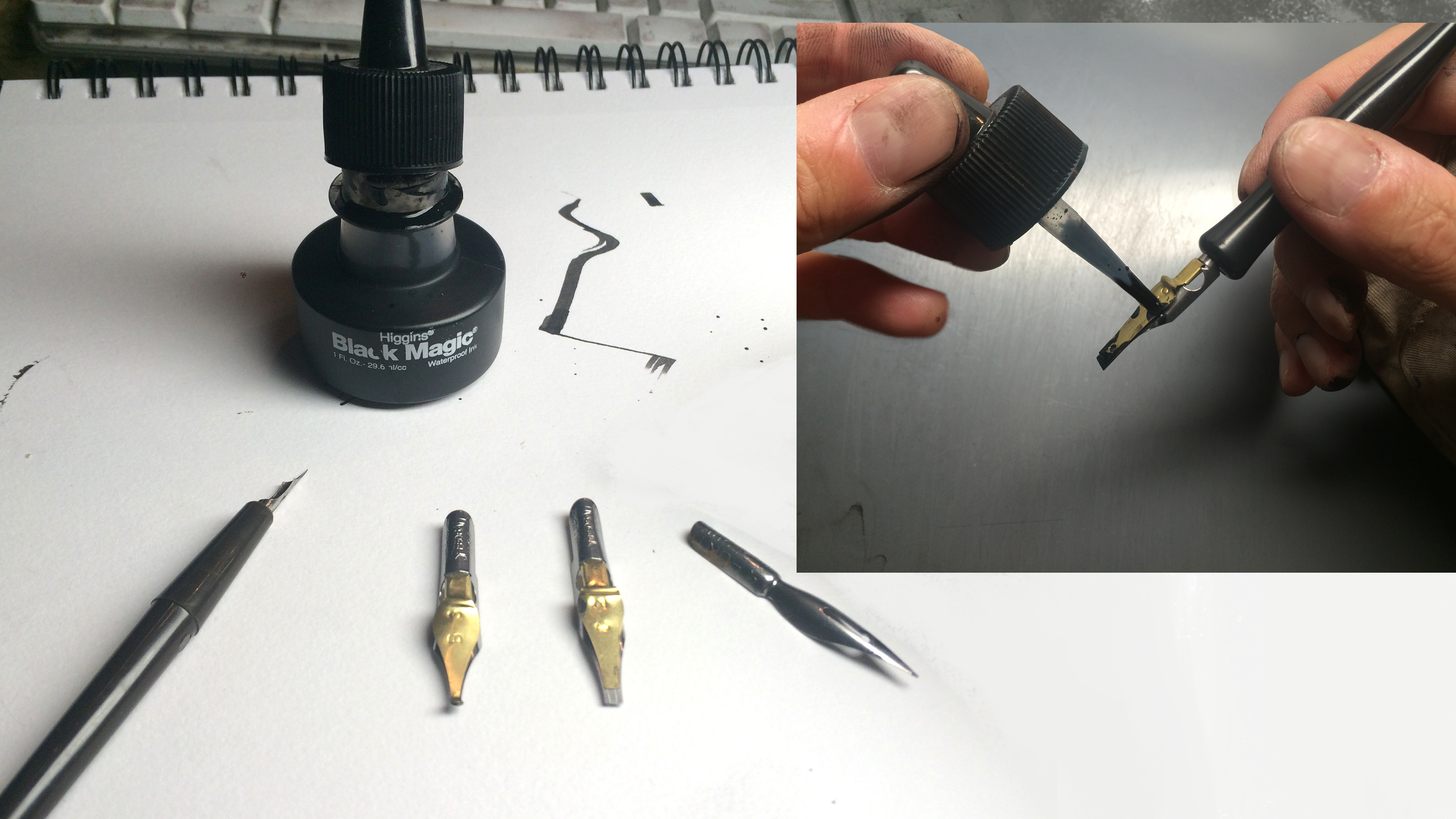 Unconventional Inking Tools