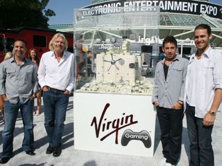 Richard Branson launches new competitive console gaming service at E3 2010 in Los Angeles