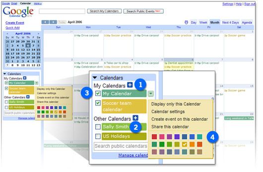 google calendar sync