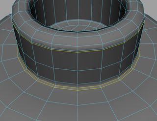 Clean up the geometry by bevelling and adding edge loops