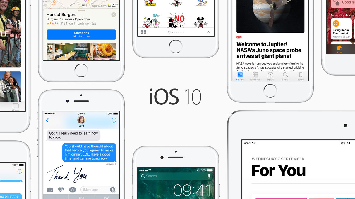 iOS 10 update rolls out today to your iPhone, iPad and iPod