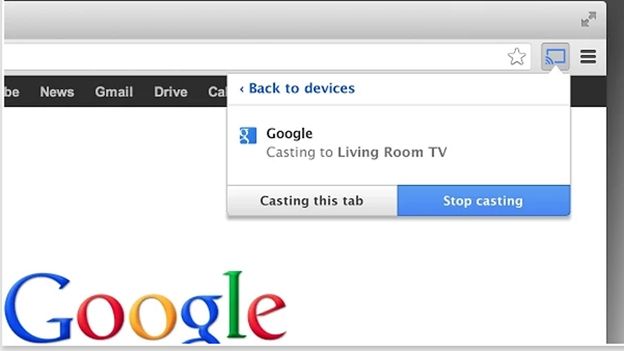 Googlecast browser extension