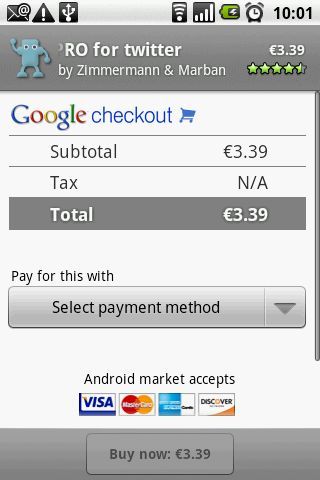 Android payment options