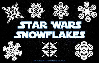 Yes! We want Star Wars snowflakes on our tree this Christmas. Who wouldn't?