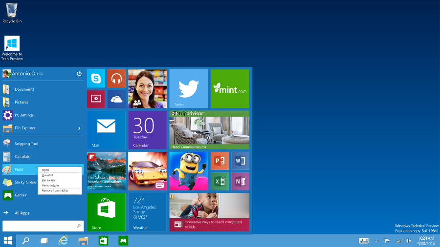 10. Windows 10