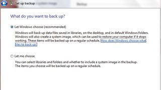 Windows data backup