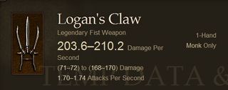 Diablo 3 - Logan's Claw