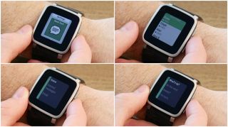 Pebble canned responses for iOS