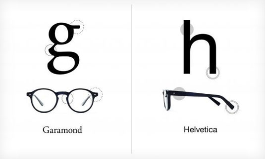 font glasses