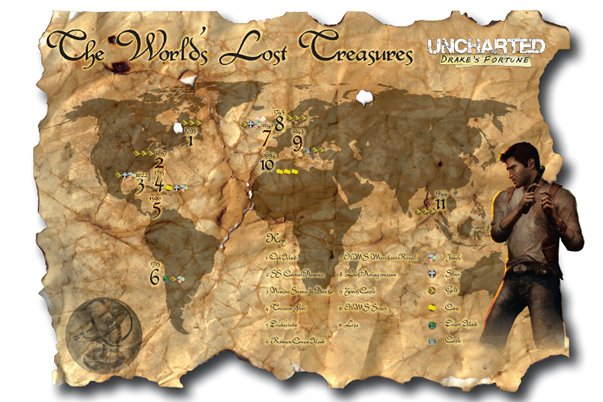 Uncharted sequel location revealed by treasure map? | GamesRadar+