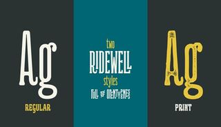 Ridewell font