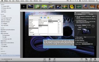 How to customise iPhoto slideshows