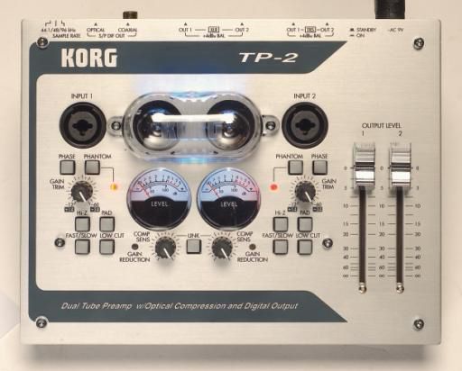 【送料無料】　KORG TP-2 真空管プリアンプ　コルグ　コンプレッサー 送料無料】 KORG TP-2 真空管プリアンプ コルグ コンプレッサー 【公式