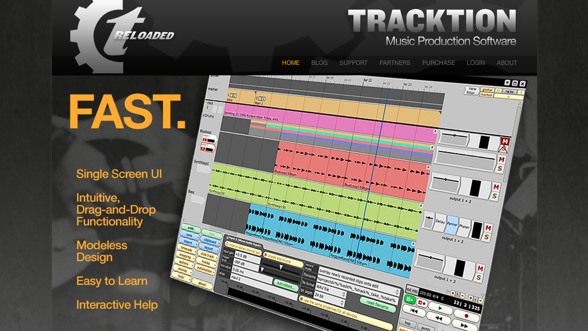 Tracktion has a new home on the web.