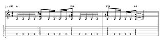 EXAMPLE 43: e/a, as used by randy rhoads