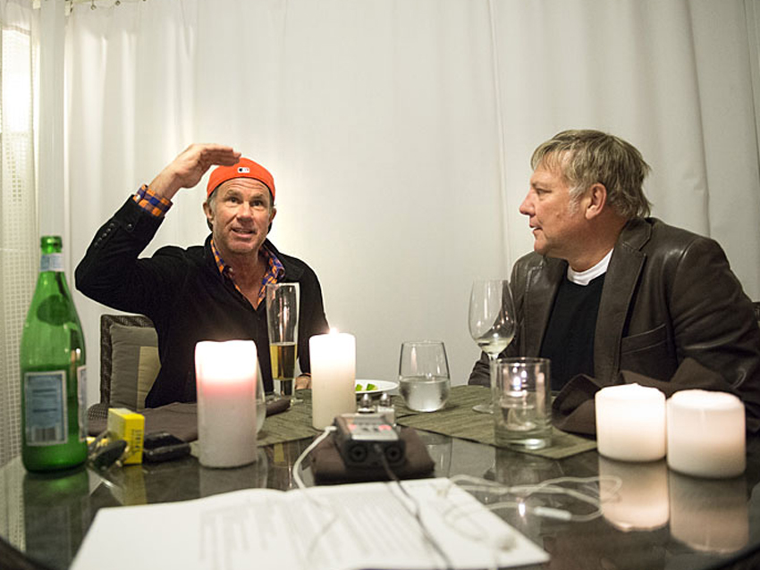 In conversation: Chad Smith with Alex Lifeson - in pictures