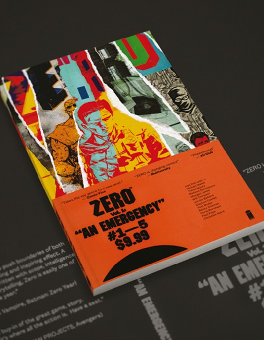 The printed and bound collection of Zero Volume 1: An Emergency