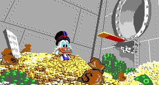 Uncle Scrooge, what exactly are you doing under all that money?