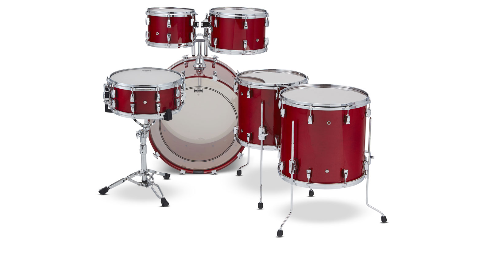 Lyric  Yamaha Absolute Hybrid Maple 14″ x 6″ Snare Drum – Autumn Red