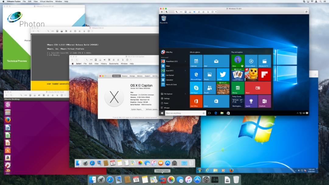 vmware workstation pro mac os x el capitan