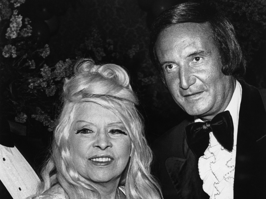 Don Kirshner, right, with screen icon Mae West in 1976