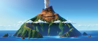 Uku, a lonely volcano, is the star of Pixar's new short, Lava.
