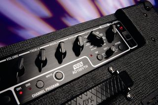 The ADV100VTH's control panel combines old and new tech.