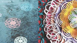 Details from intricate paper cuts by Kanako Yaguchi. Image courtesy of Kanako Yaguchi