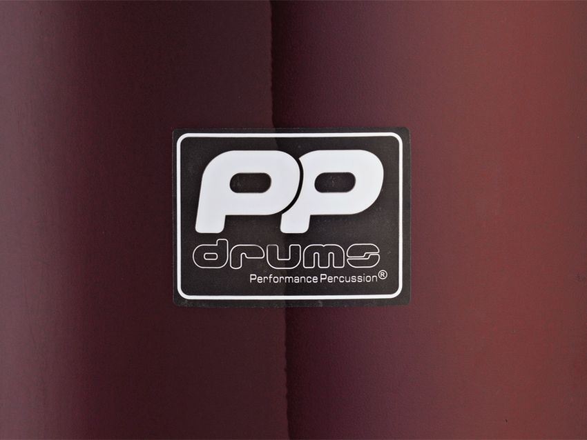 Drums feature a newly minted PP logo in a smart white-on-black design.
