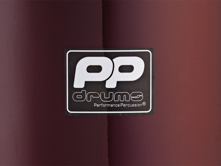 Drums feature a newly minted PP logo in a smart white-on-black design.