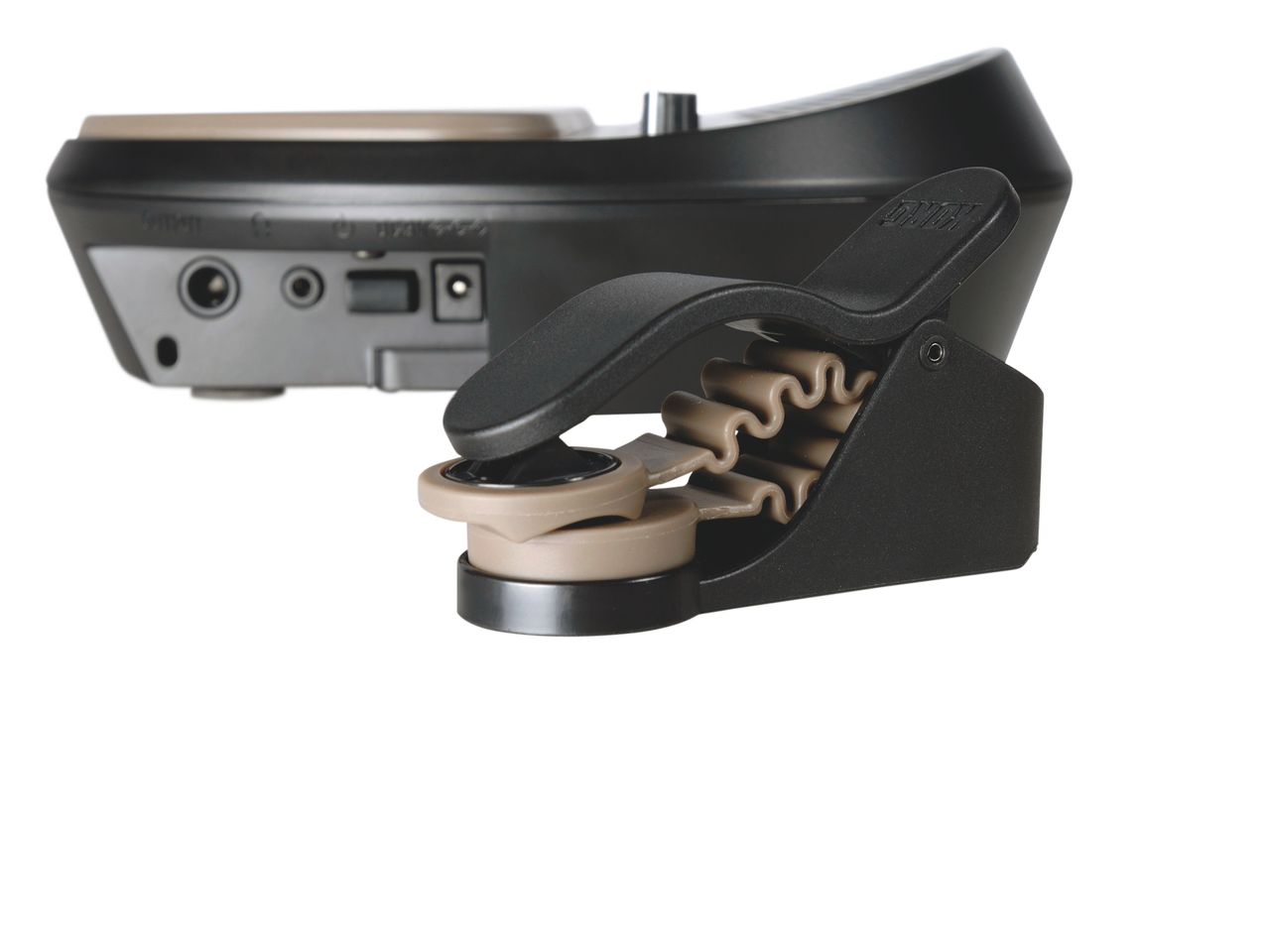 The new model includes a clip, as well as the pad.
