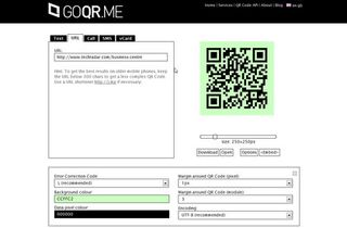 Create a QR code for your business website