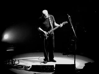 Gilmour onstage in Rome in 2006