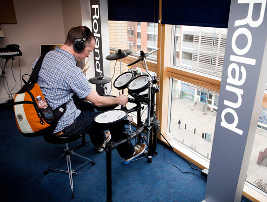 Roland's V-Drum kits get a battering at PSL
