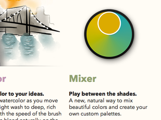 Paper for iPad now offers a colour mixing tool