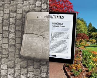 Times newspaper and iPad version