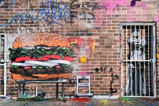 Burger King mural