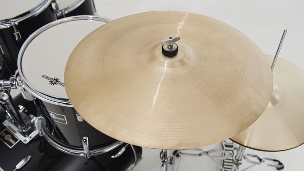 Three brass cymbals are cast and hand-hammered
