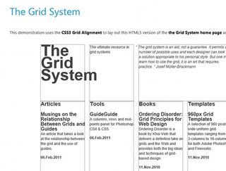 This demo on IE10 Test Drive shows how complex grid systems are simply created using just a few properties from the Grids module