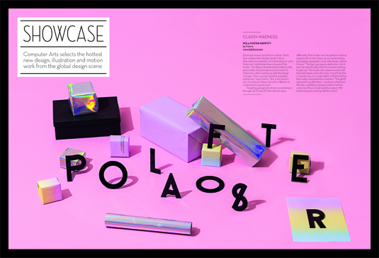 This month's showcase reveals the freshest new design work