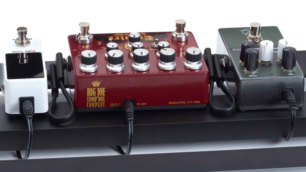 Maximise space on your pedalboard with RockBoard's Flat Patch Cables
