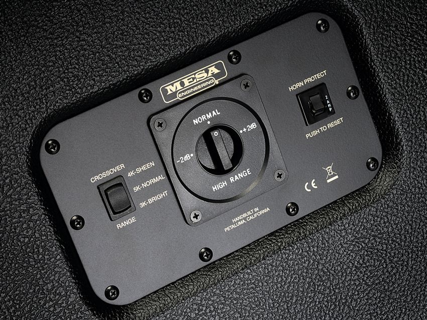The horn setting panel to the rear includes a horn protect isolator