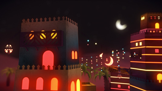 The style of the idents had to stay true to the way Ramadan is celebrated in Saudi Arabia