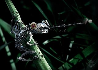 The Mechanique General team created this fully 3D frog for a Tag Heuer print campaign