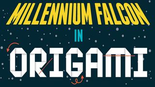 Millenium Falcon in Origami