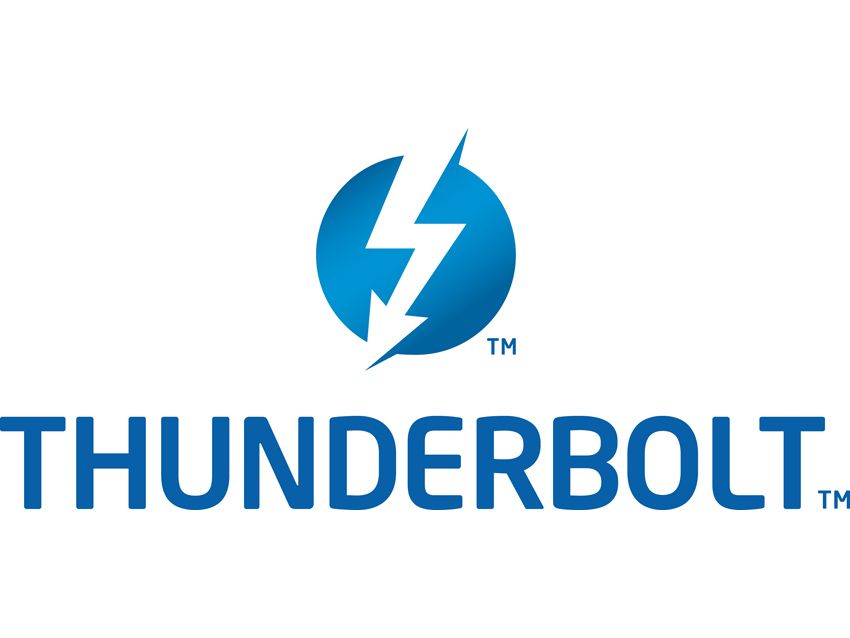 The Thunderbolt logo: expect to be seeing this a lot.