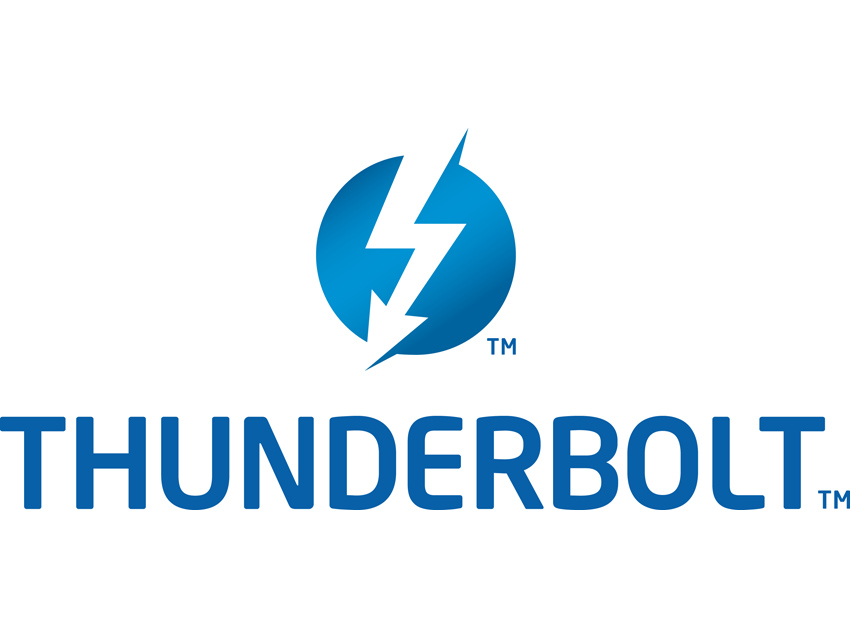 The Thunderbolt logo: expect to be seeing this a lot.