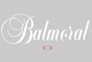 Balmoral font